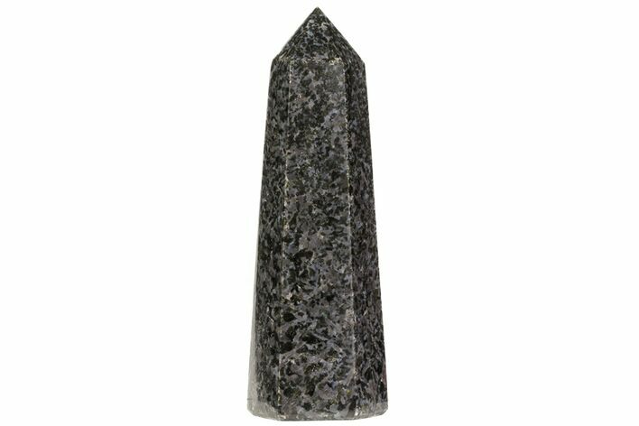 Polished, Indigo Gabbro Obelisk - Madagascar #74366